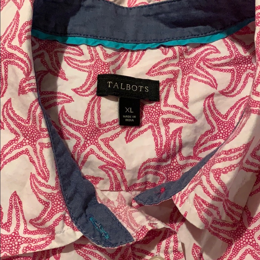 Talbots Starfish Button Down